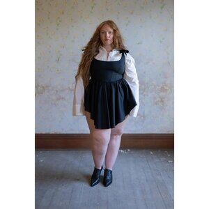 SELKIE Caviar Black Farmer’s Market Dress Size 1X NEW with tags